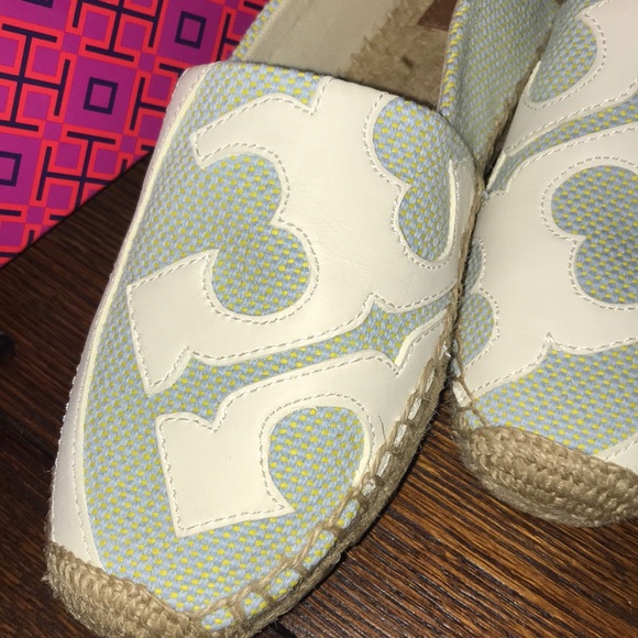 SOLDTory Burch Lonnie flat espadrille Ella canvas - Picture 6 of 8